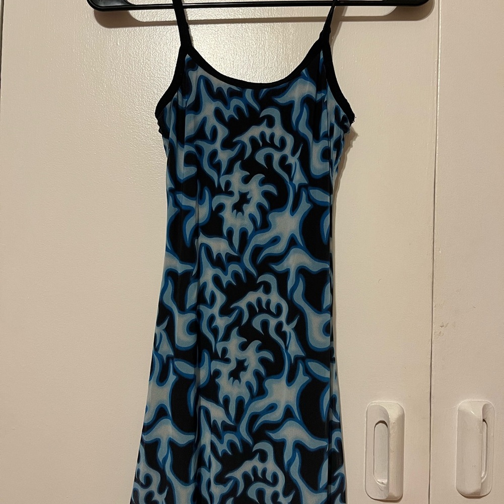 Blue Y2K mini dress